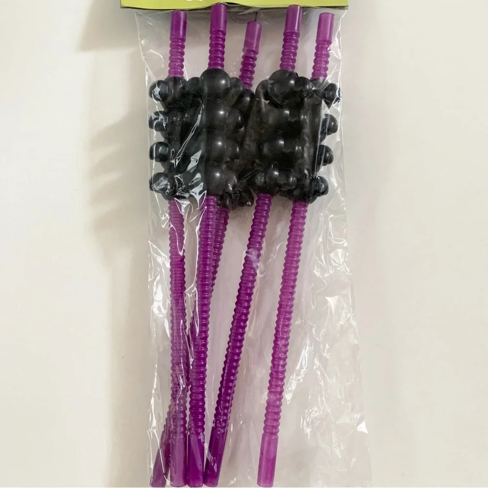 Vintage Bat jumbo straws